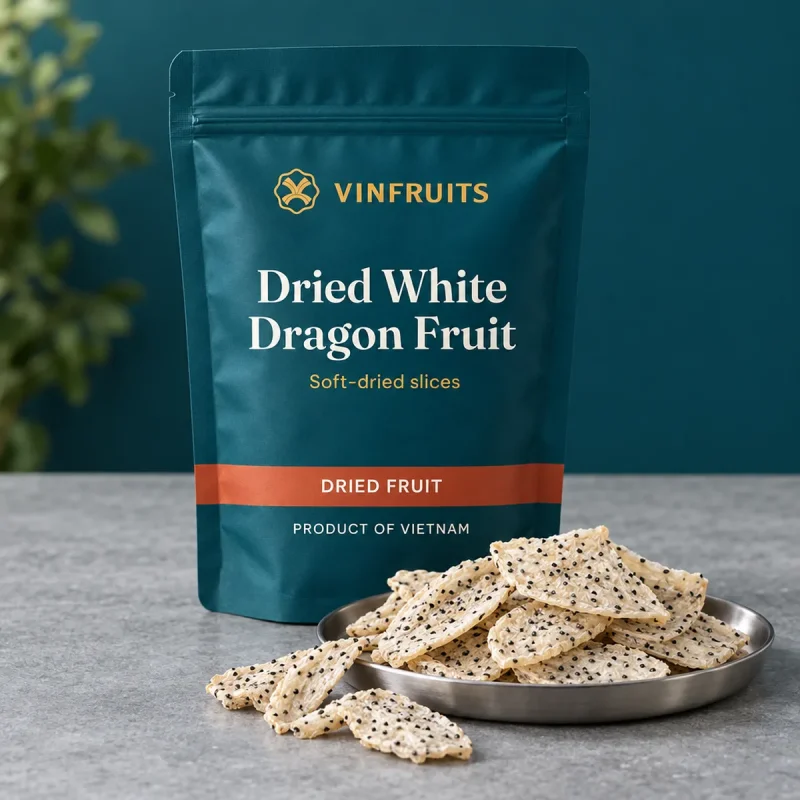 Soft Dried White Dragon Fruit