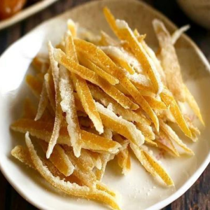 Dried grapefruit peel