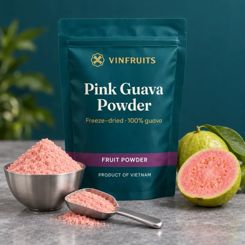 Freeze-Dried Pink Guava Powder